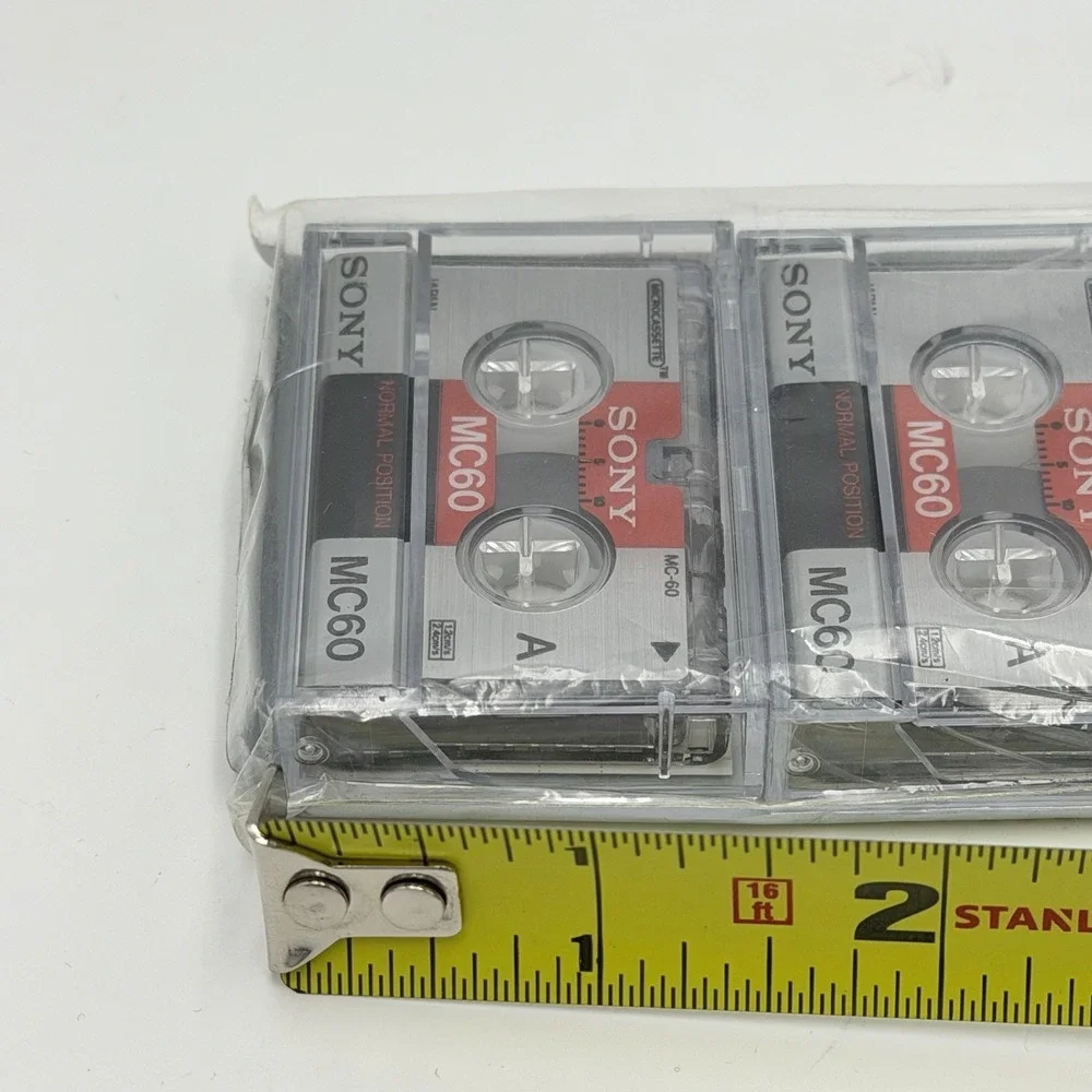 Vtg MicroCassettes‎ Sony MC60 3 pcs Sony Voice Recorder Cassette Japan SEALED